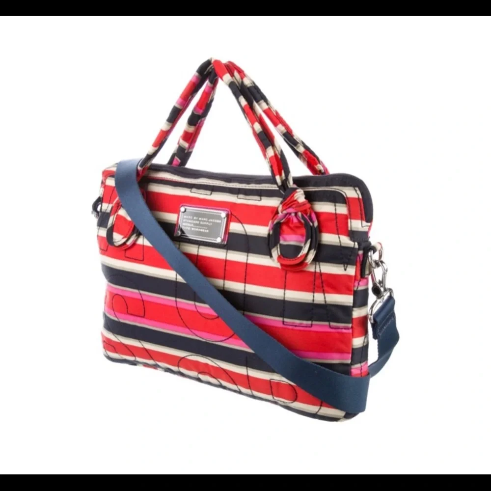 NEW Marc Jacobs nylon laptop computer bag-commuter case 13 inch - Picture 1 of 15